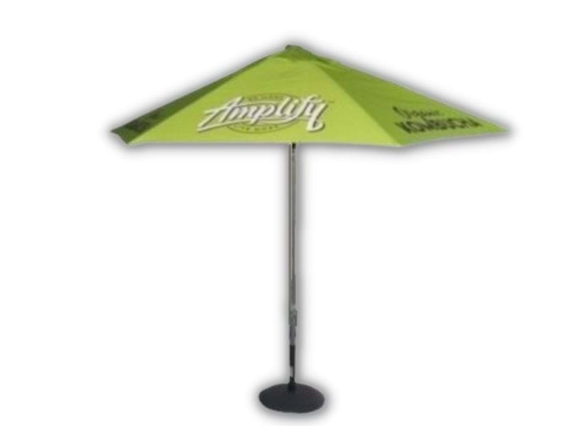 Branded Umbrellas: Printed Green Umbrella - Displays2Go