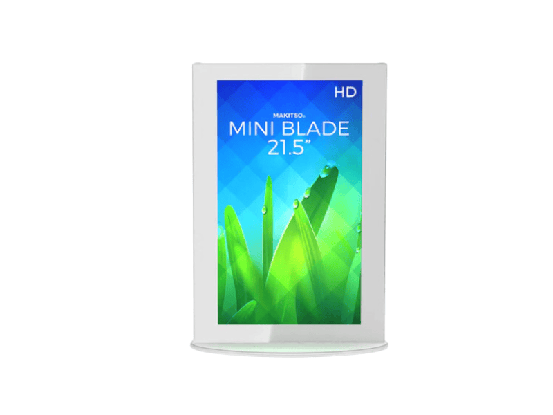 Counter-Top Digital Kiosks: 21.5 inch Blade Mini Digital Kiosk - white - Displays 2 Go