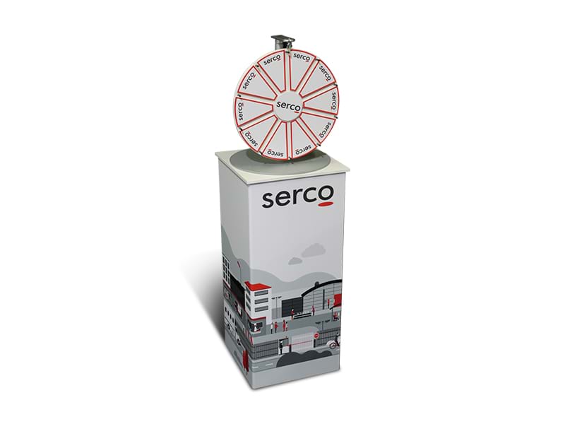 Add a portable plinth for a simple and easy-to-transport solution - Displays2Go