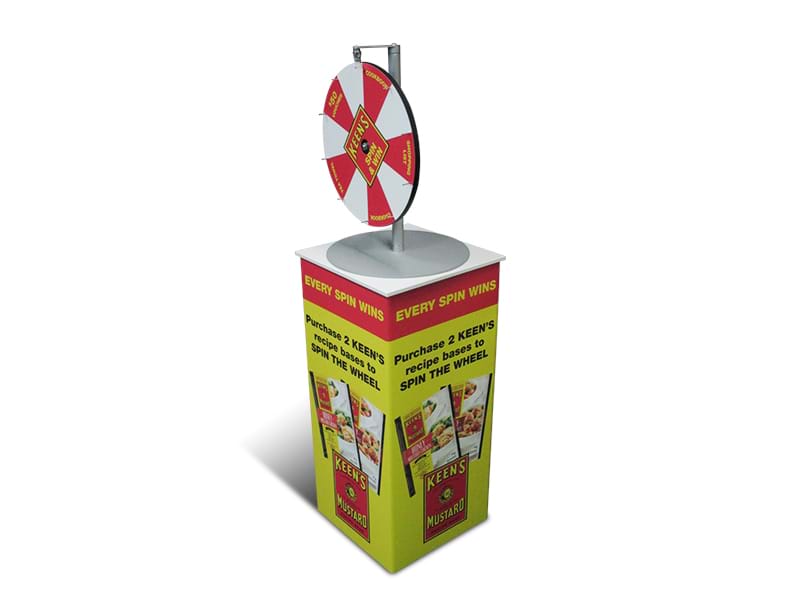 Add a portable plinth for a simple and easy-to-transport solution - Displays2Go