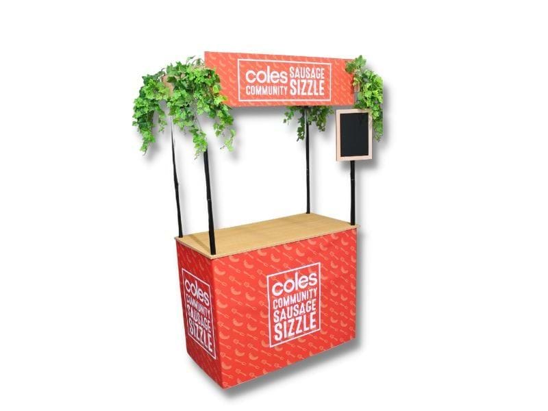 Coles Community Sausage Sizzle Canopy - Displays 2 Go