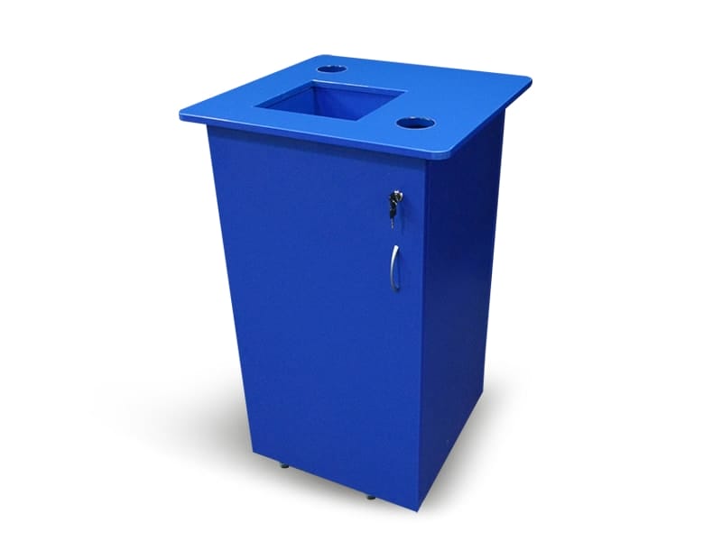 Custom Demonstration Tables: Blue Table - Displays 2 Go