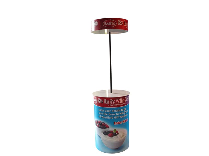 Custom Plinths: Easiyo Yogurt - Displays 2 Go