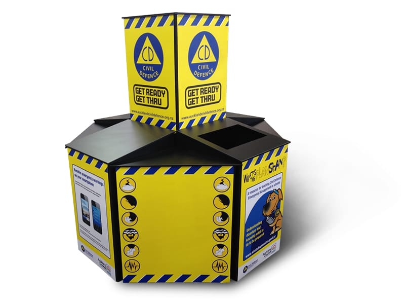 Custom Plinths: Civil Defense - Displays 2 Go