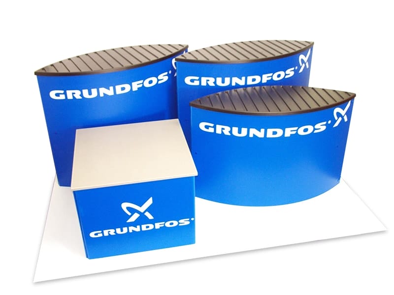 Custom Plinths: Grundfos - Displays 2 Go