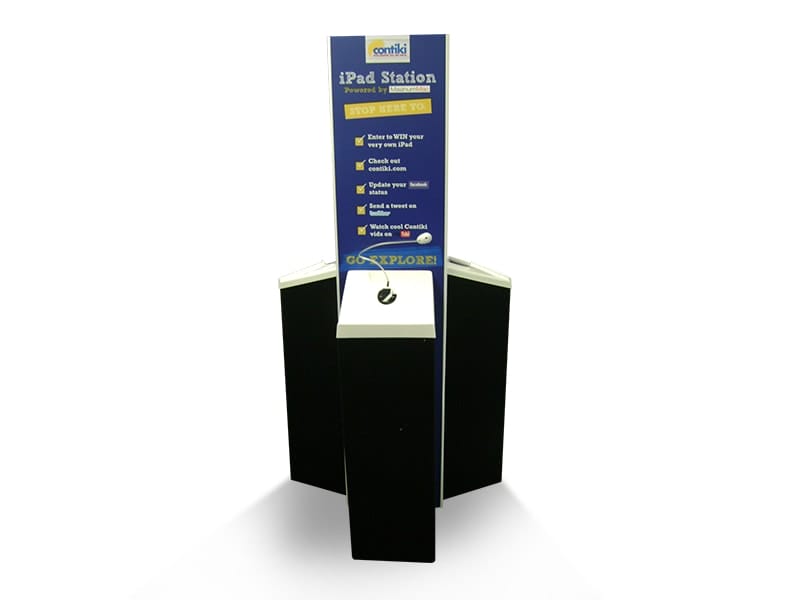 Custom Plinths: Contiki Ipad Station - Displays 2 Go