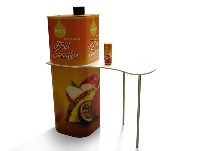 Custom Plinths: McCoy Fruit Juice - Displays 2 Go
