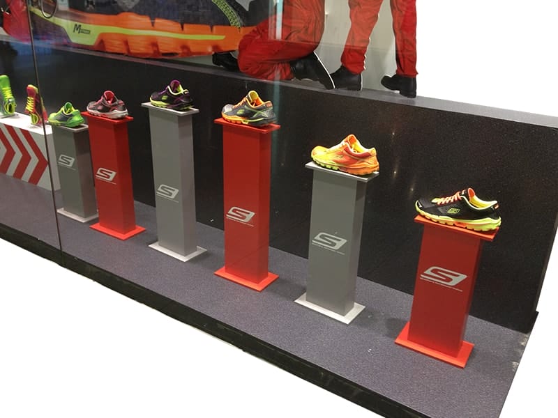Custom Plinths Sneakers Footwear - Displays 2 Go