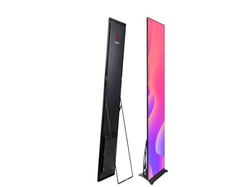 Single digital banner stands - free-standing - Displays2Go