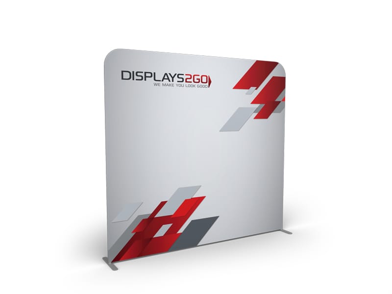 1 x SuperWall 3x3 straight with rounded corners - Displays 2 Go