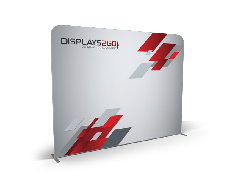 1 x SuperWall 3x3 straight with rounded corners - Displays 2 Go