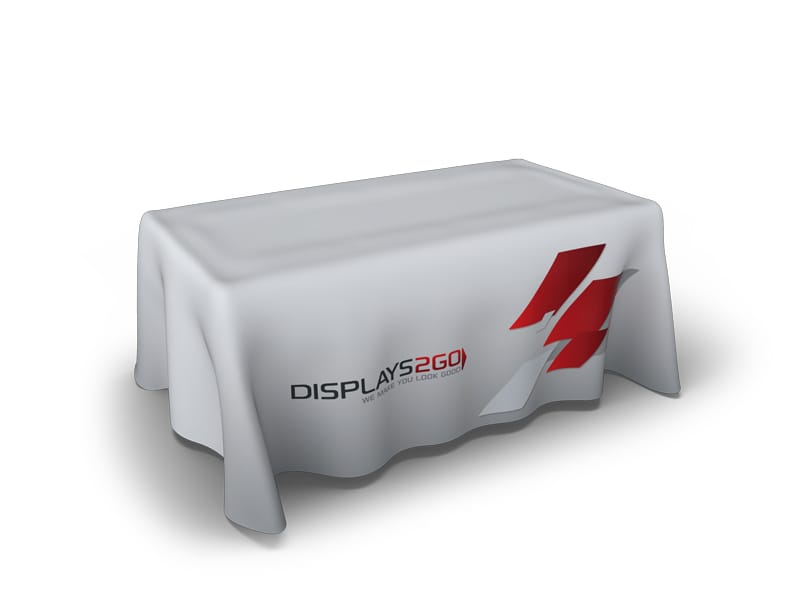 Throw style table cloths for 1.8m trestle tables - Displays 2 Go