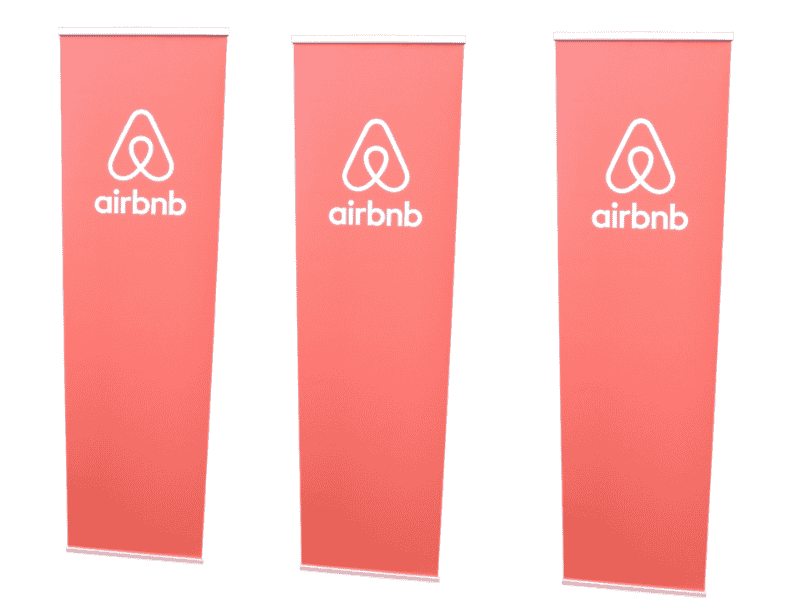 Slimline 600mm wide Express banners - Displays2Go