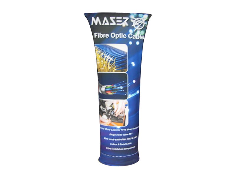 Portable banner with straight top - Displays 2 Go