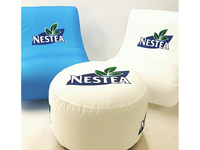 Inflatable Nestea Sofas - Displays 2 Go