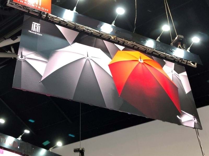 LED Walls: Overhead Digital Sign - Displays2Go