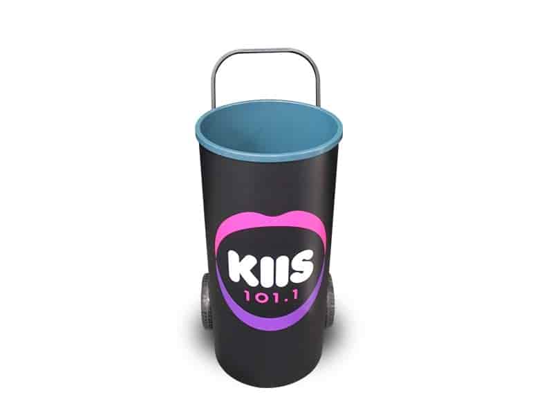 Outdoor Sampling Trolley: KIIS - Displays 2 Go