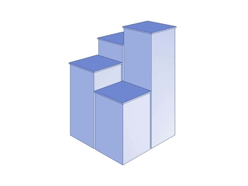 Staircase Plinth Kit - Displays2Go