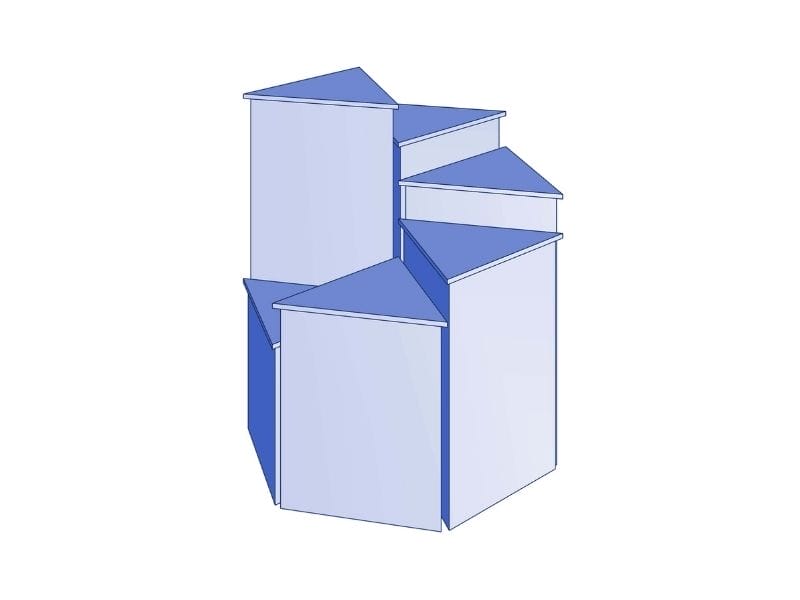 Hexagonal Plinth Kit - Displays2Go