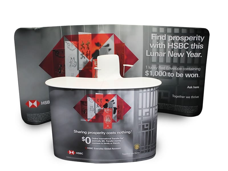 Pop-Up Table: HSBC - Displays 2 Go