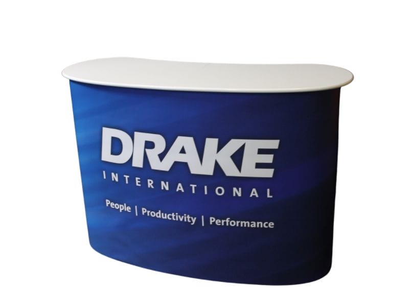 Pop-Up Table: Drake International - Displays 2 Go