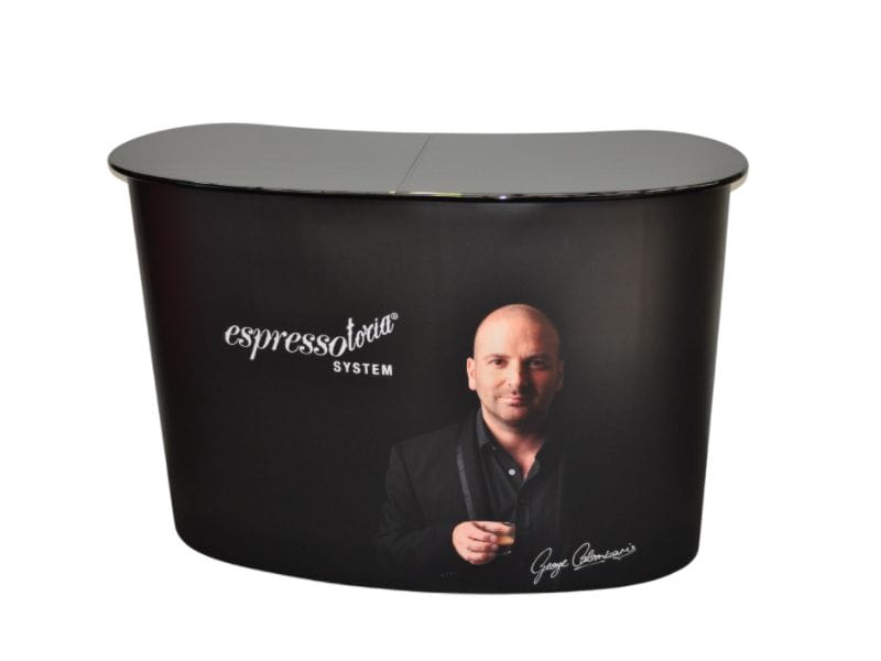 Pop-Up Table: Espressotoria System - Displays 2 Go