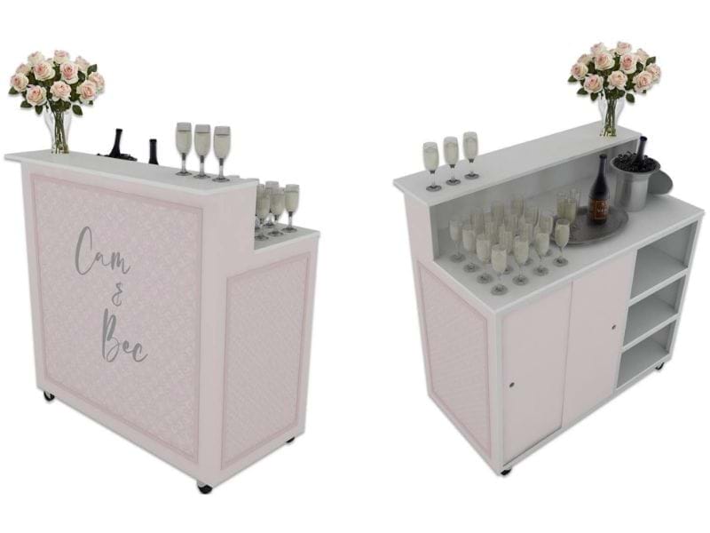 wedding portable bar - Displays 2 Go