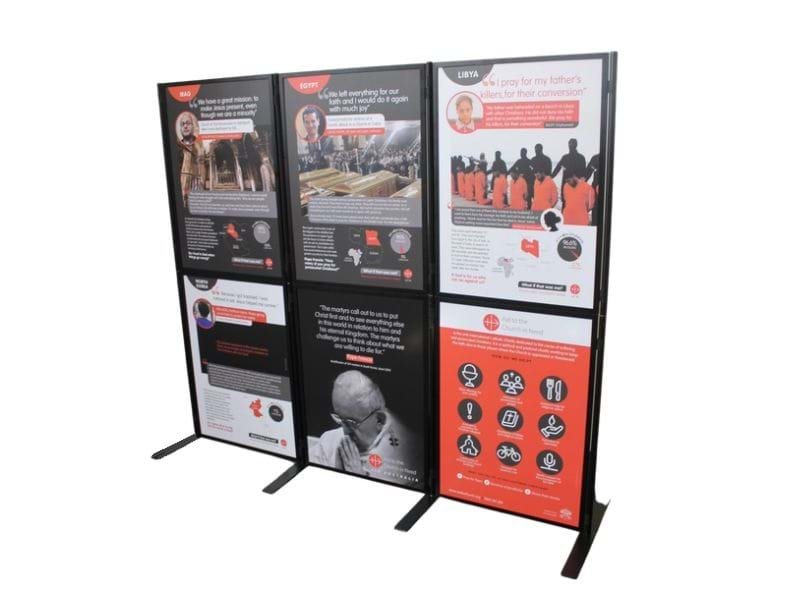 6-panel kit 2.25m wide x 2.2m high - Displays2Go