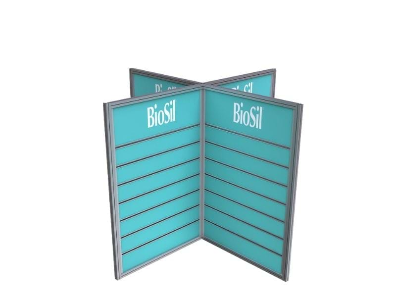 For shopping malls and retail: Plus Shape Retail Kit - Displays2Go