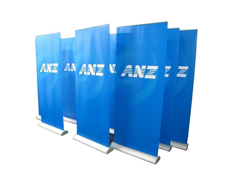 Our most popular size - 850mm wide x 2.1m high - Displays2Go.com.au