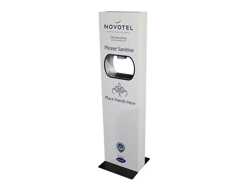 Premiere Sanitiser Station: Novotel Hand Sanitiser - Displays 2 Go