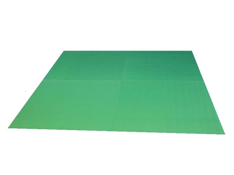 Green screen tile for video shoot - Displays2Go.com.au