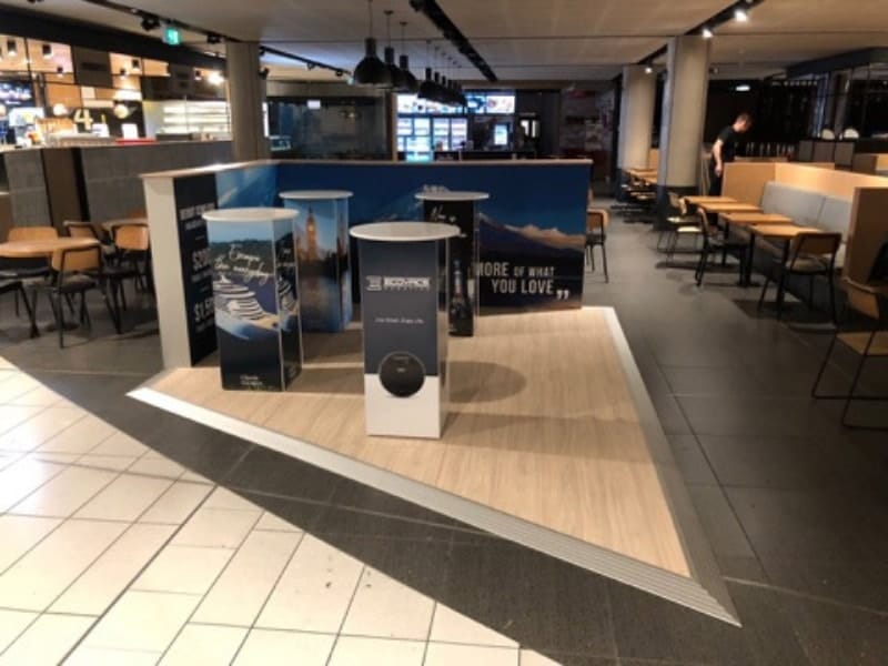 Printed Exhibition Flooring: Raised Flooring Sydney Airport - Displays2Go