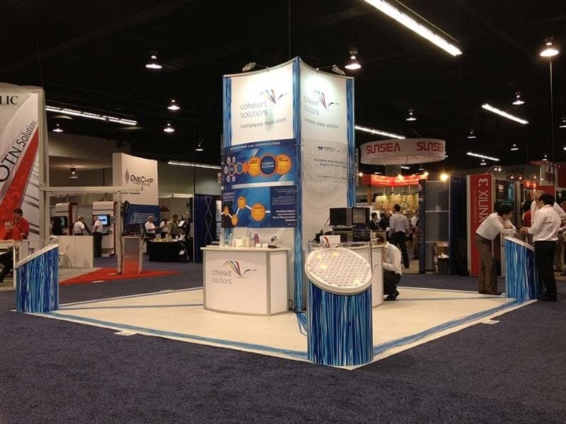 Printed Exhibition Flooring: Raised Exhibition Flooring - Displays2Go