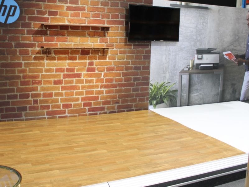 Printed Exhibition Flooring: Raised Exhibition Flooring HP - Displays2Go