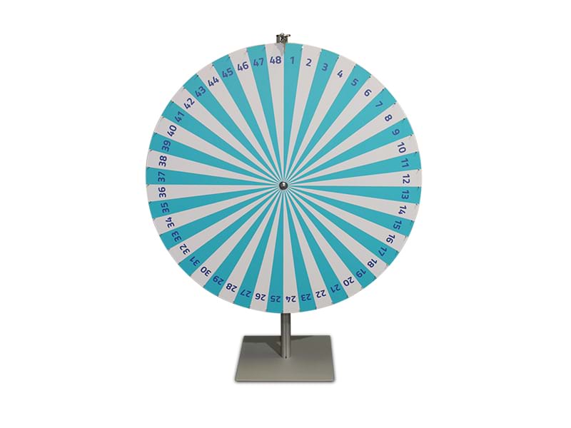 Example of prize wheel with many segments - Displays2Go