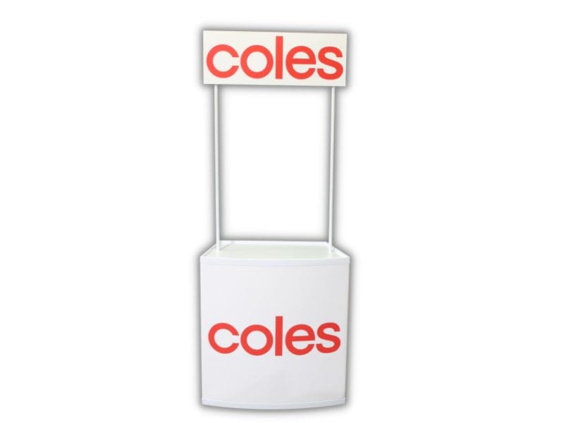 Coles Demo Stand - Displays2Go.com.au