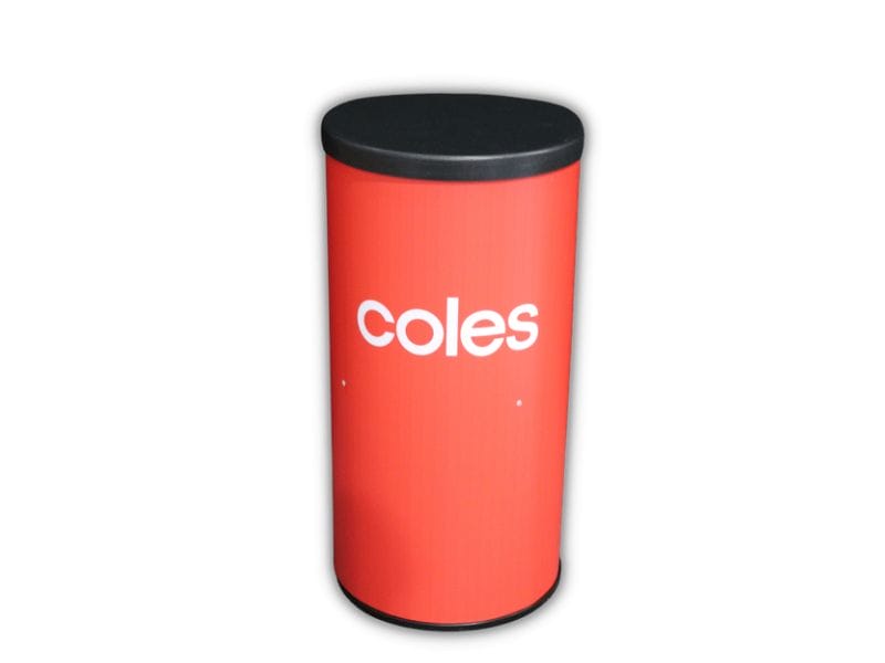Round Sales Table: Coles - Displays 2 Go