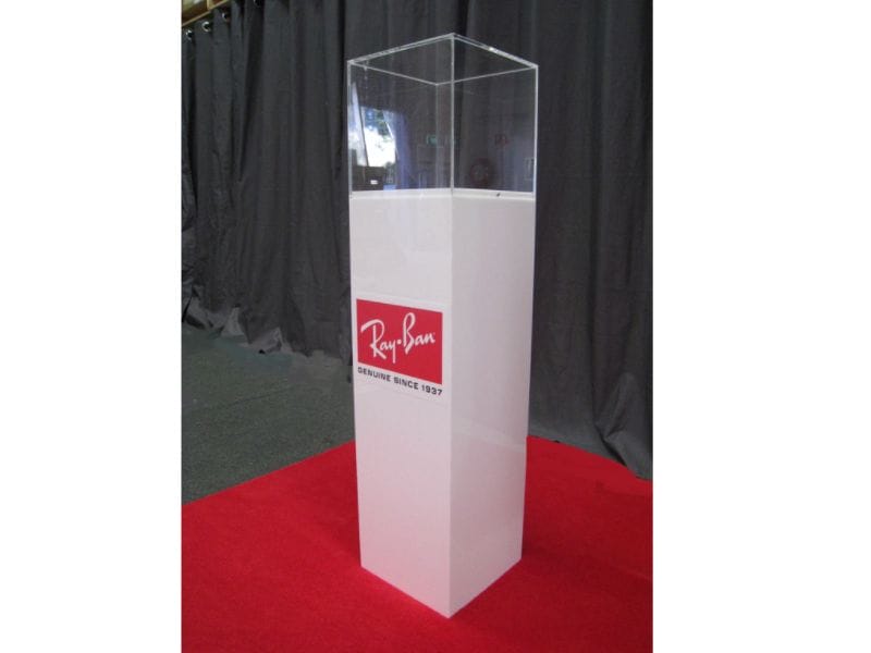 Showcase Plinths: Showcase Plinth Ray Ban - Displays 2 Go