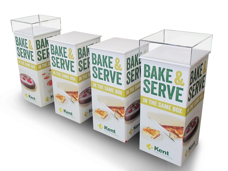 Showcase Plinths: Kent Bake and Serve - Displays 2 Go