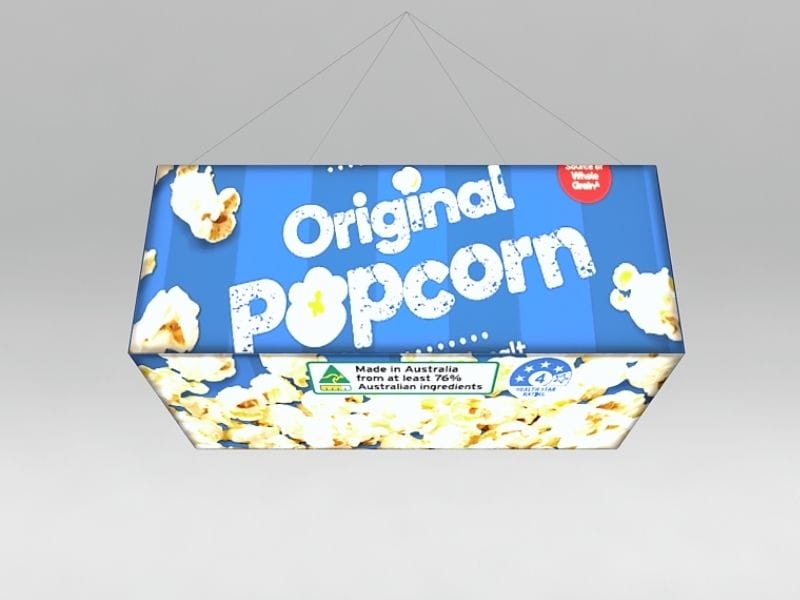 Sky Banner Custom Shape - Displays2Go