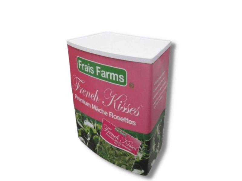 Most popular: white top with interchangeable graphic wrap - Displays 2 Go