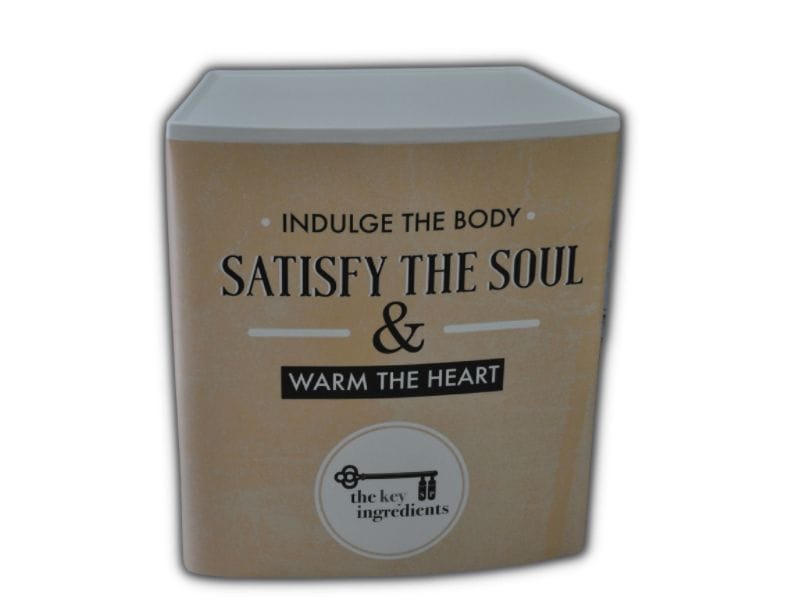 Most popular: white top with interchangeable graphic wrap - Displays 2 Go