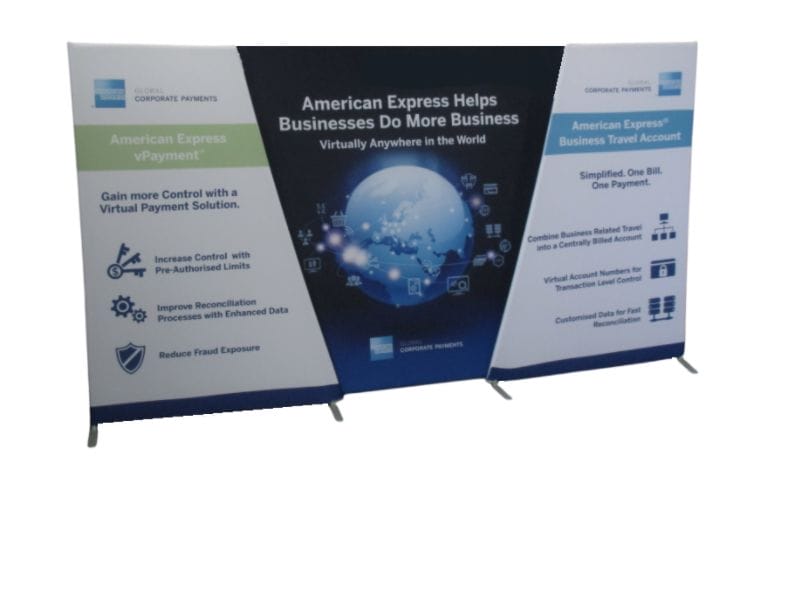 Walls can be made in different widths to suit you - Displays 2 Go
