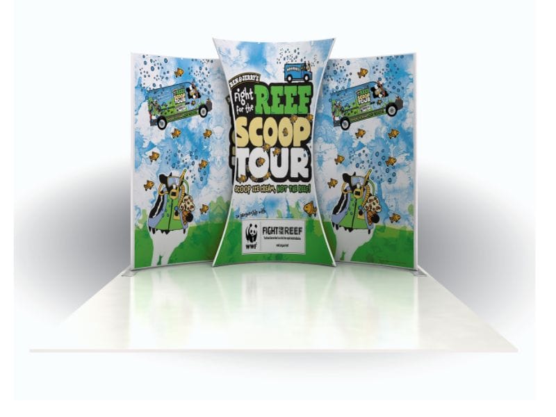 SuperWall Star Display: Ben and Jerry's - Displays 2 Go