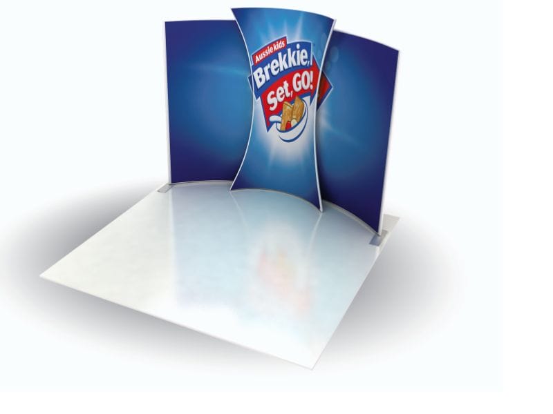 SuperWall Star Display: Brekkie Set Go - Displays 2 Go