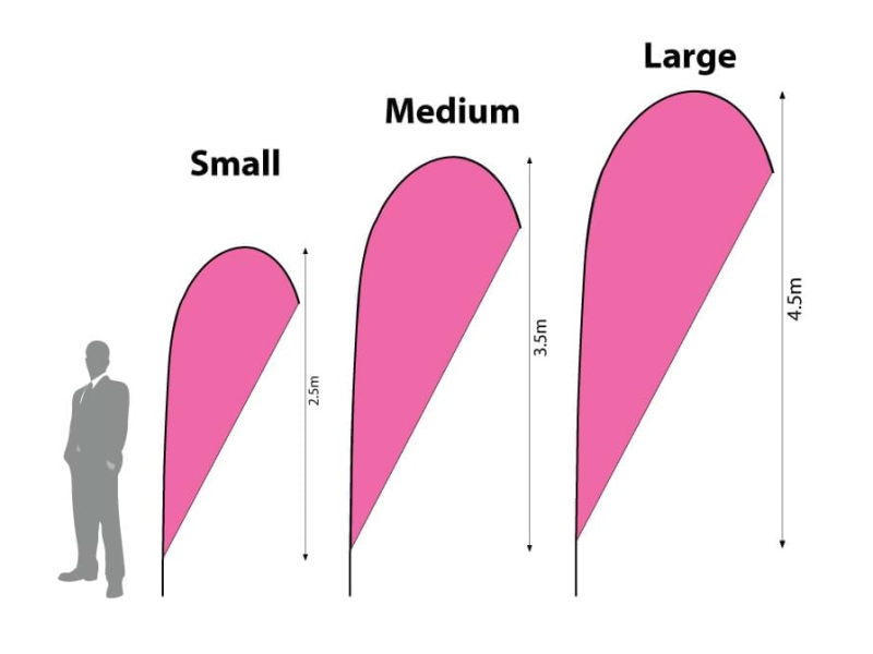 Teardrop Flags - Displays2Go