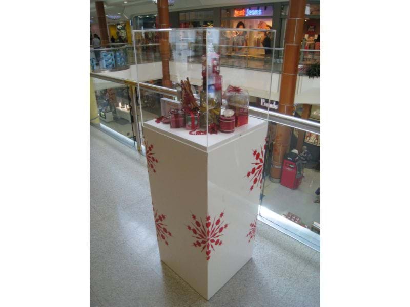 Decals and showcases can be added to any plinth - Displays2Go