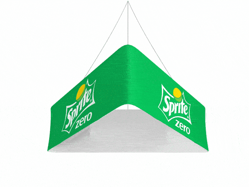 Triangular Sky Banner - Displays2Go