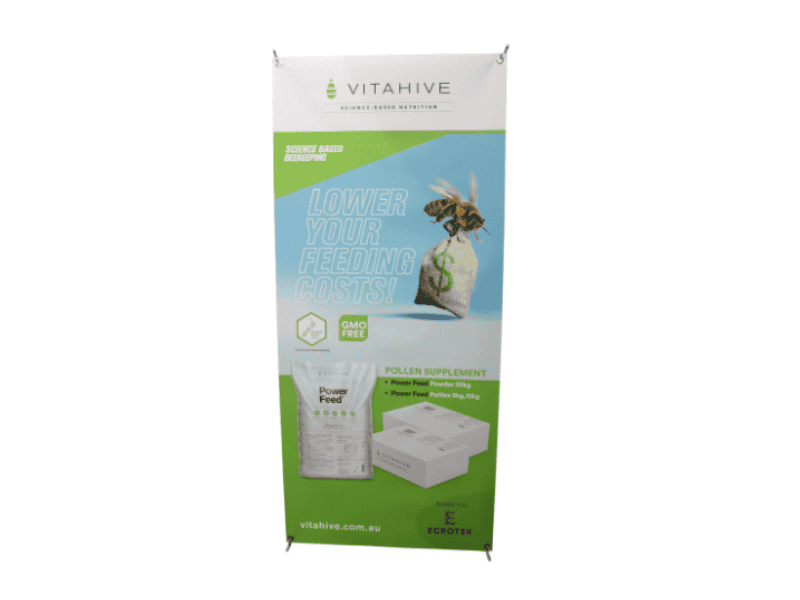 x banner stand medium vitahive - Displays 2 Go
